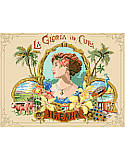 Cigar Box Art - PDF: Vibrant and romantic, capturing the lush beauty of the Caribbean.