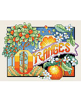 Bring bright summer colors to your kitchen with this juicy cross stitch design!
But why stop here? Stitch all of our Kooler fruit designs. 
