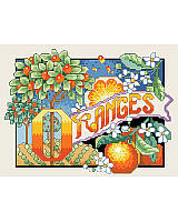 Bring bright summer colors to your kitchen with this juicy cross stitch design!
But why stop here? Stitch all of our Kooler fruit designs. 
