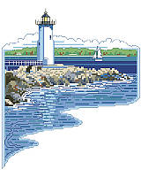 Lends a little festive flair with a coastal twist to your home with this charming lighthouse cross stitch that features a realistic design to inspire the imagination. This tranquil seaside scene features a lighthouse and a ship at the harbor. Makes a perfect summertime gift for your each friends.