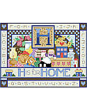 H is for Home - PDF: Home is where your favorite things are! Cherished pets, a treasured doll, and your favorite mug all come together in this warm and attractive sampler design featuring the letter 'H'. This whimsical piece will be sweet in your own home or given as a housewarming gift to a friend or family member.