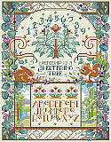 Friendship Sampler - PDF: Our classic, art nouveau inspired  Friendship Sampler is here! Bursting with the rich hues of nature, bring the outdoors inside with a lush tree in the center surrounded by a border of leaves, critters, and a multitude of details. And the beautiful quote: Friendship is a sheltering tree shares a thoughtful sentiment, which makes this piece the perfect friendship gift for birthdays, holidays, or “just because”. Perfect for the sampler lover.