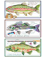 You and your fishing-fanatic friends will fall hook, line and sinker for this lovely fish design. 
