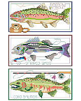 You and your fishing-fanatic friends will fall hook, line and sinker for this lovely fish design. 
