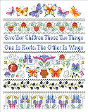 Love Takes Flight Sampler - PDF: Give your children these two things, one is roots and the other wings’ is the perfect sentiment for a close and bonded family.