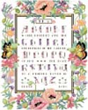 Alphabet Floral Sampler - PDF