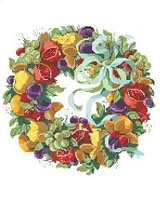 Bountiful wreath of plenty! 