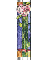 A Beautiful Stained Glass Rose!