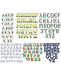 Floral Alphabets - PDF: 6 Floral Alphabets to Stitch. These alphabets are great for adding a personal touch to a any project, whether you are creating a quick-to-cross stitch monogram pin or personalizing a larger stitched design. Stitch up 'Home Sweet Home' or other sentiment with these blooming letters.

