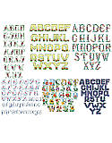 Floral Alphabets - PDF: 6 Floral Alphabets to Stitch. These alphabets are great for adding a personal touch to a any project, whether you are creating a quick-to-cross stitch monogram pin or personalizing a larger stitched design. Stitch up 'Home Sweet Home' or other sentiment with these blooming letters.
