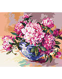 Peonies in Bloom - PDF: Infuse your décor with the fresh beginnings of Spring inspired by this beautifully pink toned bouquet. This classic still life by Nancy Rossi brings timeless elegance to any room. This painterly style cross stitch will appeal to anyone who appreciates the romance of the majestic peony.

