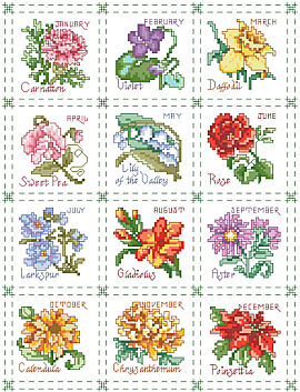 Month Flowers Chart