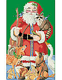 Classic Santa - PDF: Santa spends some time with his animal friends, because sharing special moments is the very best gift of all!

