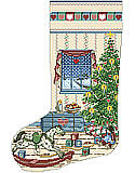 North Woods Christmas Heirloom Stocking - PDF: Hang this classic stocking by your chimney with care as a festive accent, then fill it with treats and surprises for a merry Christmas morning.
Makes a perfect addition to any collection of seasonal decor.
