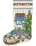 North Woods Christmas Heirloom Stocking - PDF: Hang this classic stocking by your chimney with care as a festive accent, then fill it with treats and surprises for a merry Christmas morning.
Makes a perfect addition to any collection of seasonal decor.
