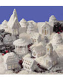 Plastic Canvas Snow Village - Chart