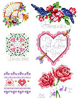 Collection of 12 Love designs