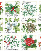 Christmas Botanical Ornaments 