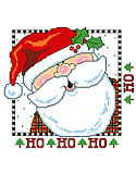 Jolly St. Nick Pillow - PDF: Holly Jolly Ambassador of Good Cheer! Santa is dressed to the nines in plaid suit, cute button nose and snow white beard. He lends a festive HO HO HO to the merriest of holiday seasons.