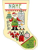 This Santa stocking will hold all the little special goodies for your little special young one.