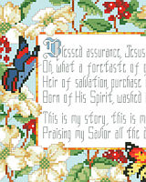 One of our Best Loved Hymns designs, Blessed Assurance, is a beloved and well known gospel song. This classic American gospel song was written by blind poetess Fanny Crosby over  100 years ago and is still dear to our hearts today. 