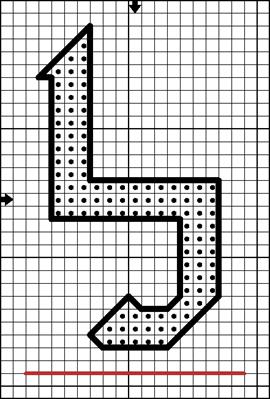 Small Hebrew Alphabet - Lamed